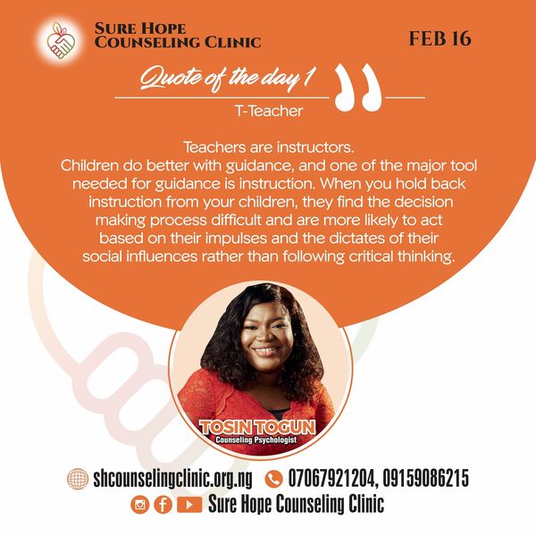 TEACHERS ARE INSTRUCTOR